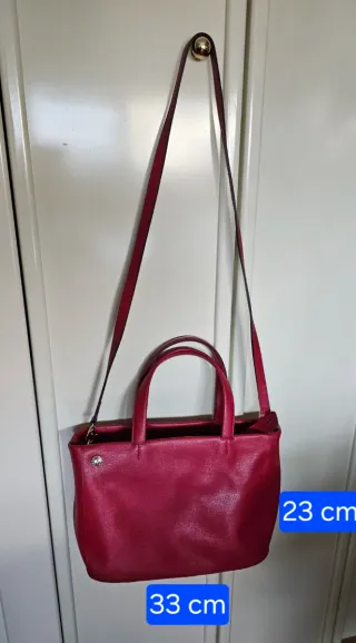 Bolso Piel Furla Rojo.