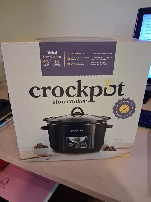 NUEVA Olla Lenta Digital Crock-Pot 4.7L