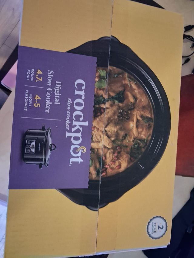 NUEVA Olla Lenta Digital Crock-Pot 4.7L