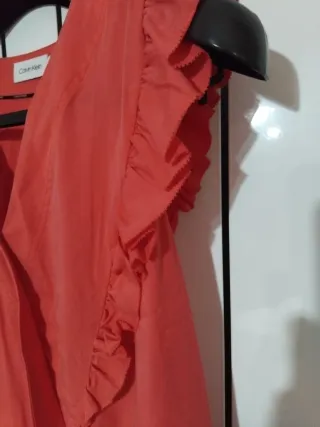 Camicia Calvin Klein donna arancione/rossa