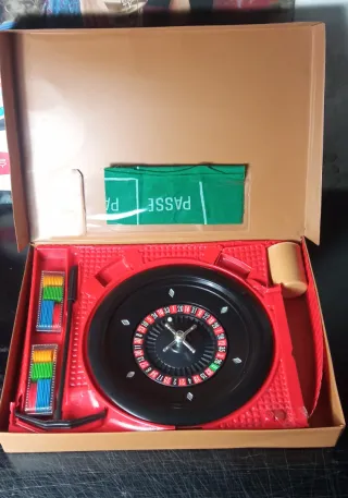 Roulette da tavolo vintage in scatola