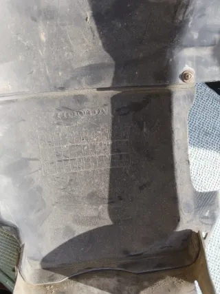 Guardabarros y portamatrículas moto