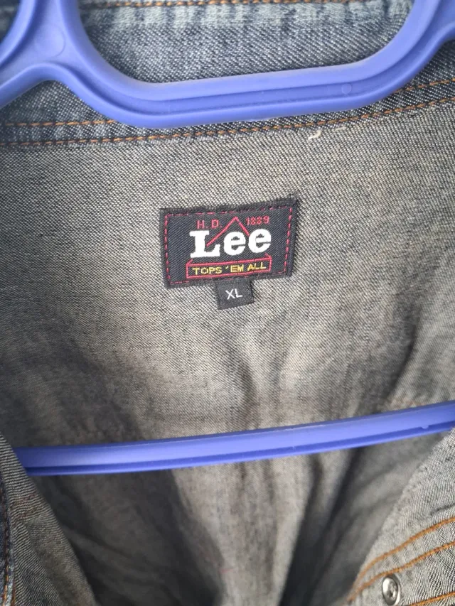 Camicia jeans Lee grigia