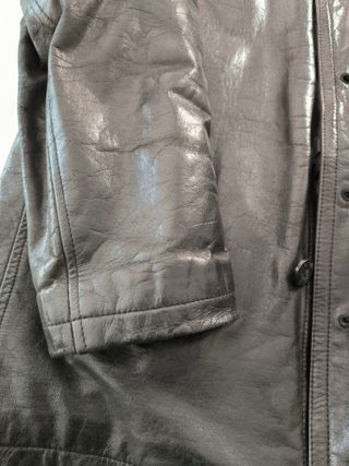 Chaqueta de Piel Redskins Negra