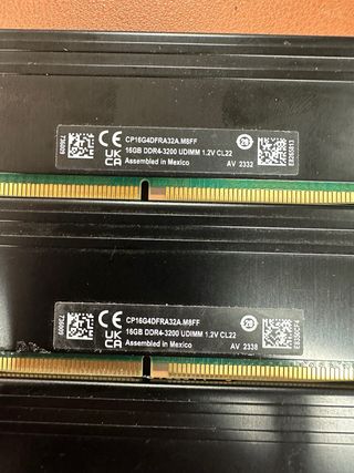 Crucial DDR4 Pro 4X16GB UDIMM 3200MHz CL22#265813