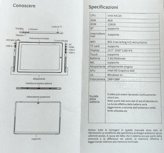 ALLDOCUBE IWORK10 PRO 2-in-1 Tablet + Tastiera
