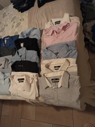 Lote Camisa y camiseta Hombre Tallas L y XL