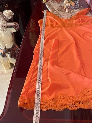 Sottoveste vintage anni '70 arancione