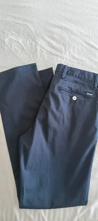 Pantalón Massimo Dutti Azul