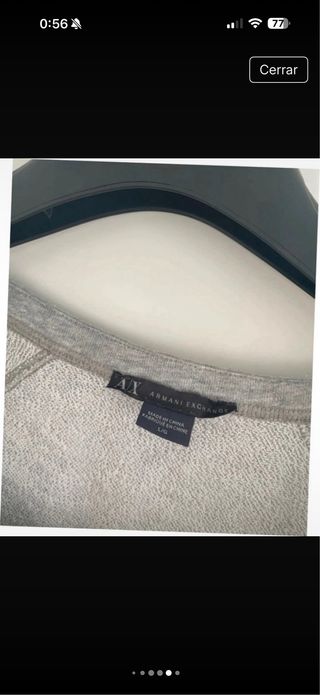 Jersey tipo sudadera Armani Exchange