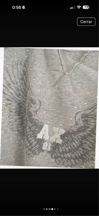 Jersey tipo sudadera Armani Exchange