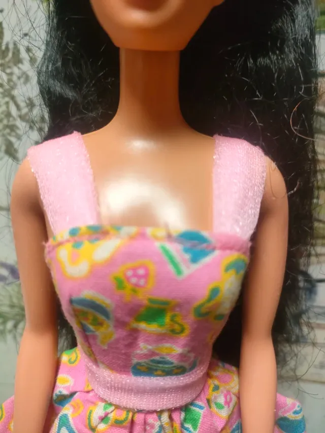 Vestito rosa stampato originale di Barbie