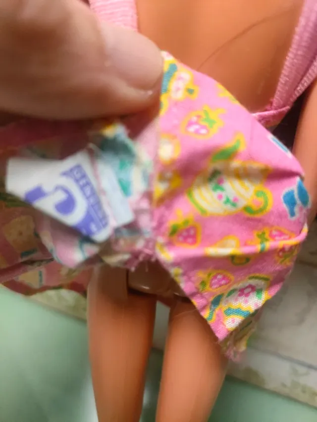 Vestito rosa stampato originale di Barbie