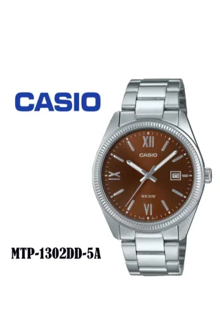 Reloj Casio Mujer Marrón y Plata