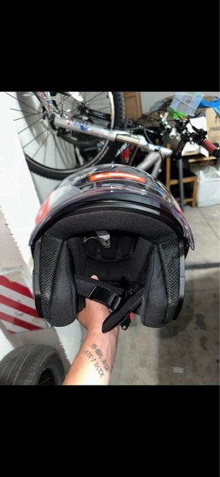 Casco Jet LS2 Airflow II Talla M Negro