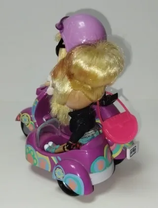 2 muñecas Pet Shops con Moto y Sidecar