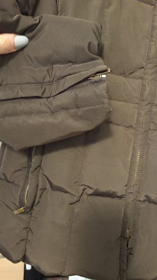 Piumino donna marrone taglia 42