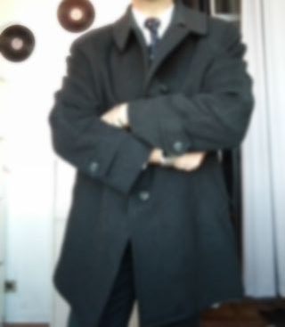 Cappotto Uomo Vintage Lana Mirko Valli Milano