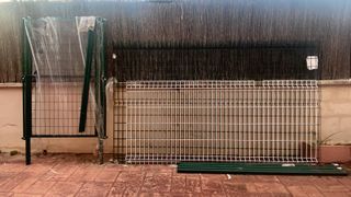 Puerta y vallas metálicas galvanizadas