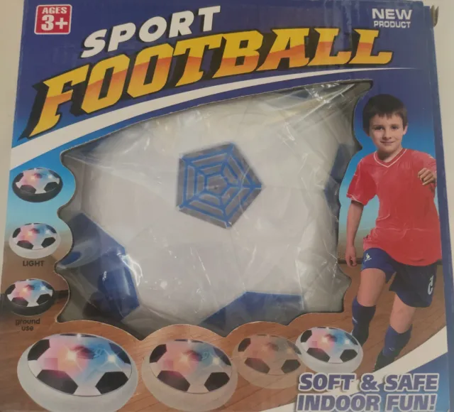 Balón de fútbol flotante con luces