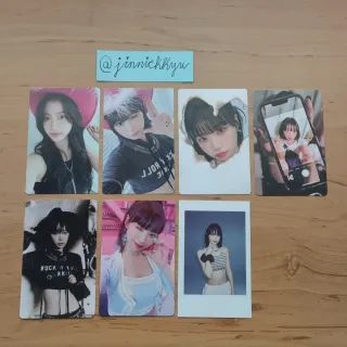 Le Sserafim Chaewon Kazuha Photocards Oficiales