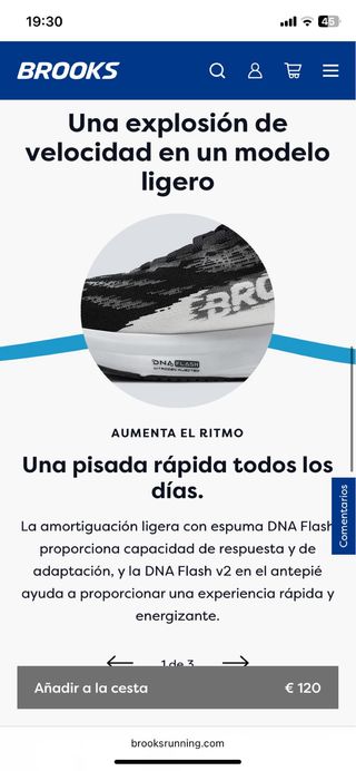 Brooks Launch 11 Zapatillas Correr Azul T40