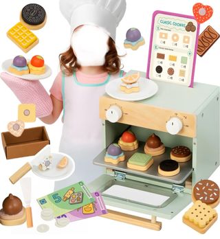 Tienda de galletas de madera para niños