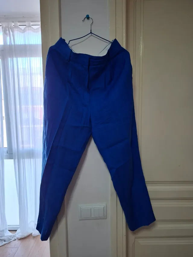Pantalones vestir SANDRO azul T40/42