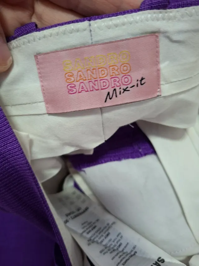 Pantalones vestir SANDRO azul T40/42