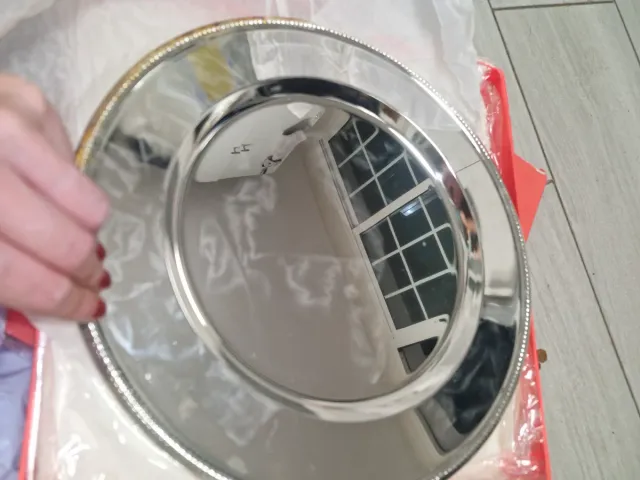 Platos tipo bandeja de alpaca