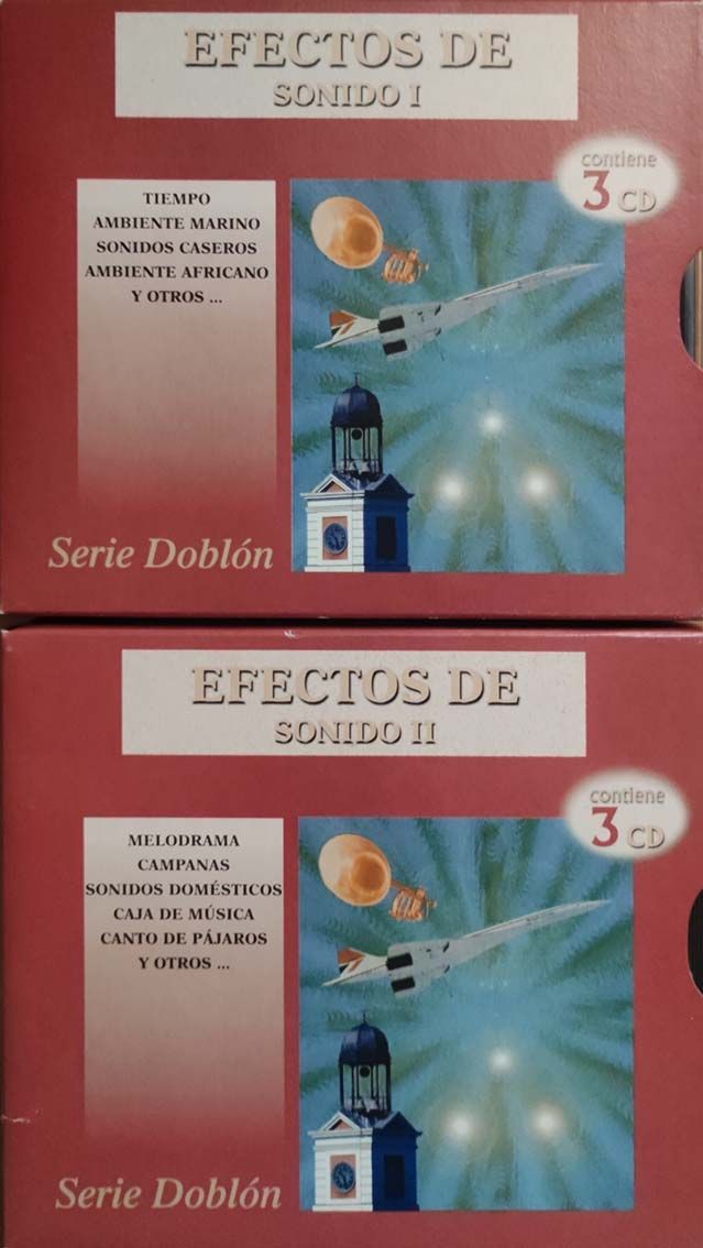 6 CDS con 79 efectos de sonido I & II