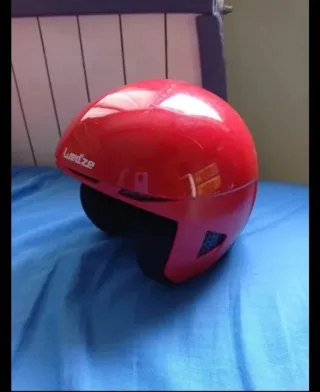 Casco de esquí rojo Wedze