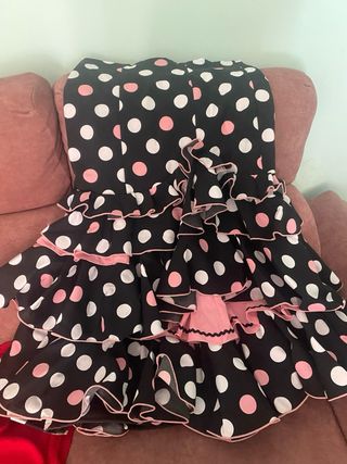 Top Flamenca Negro con Volantes