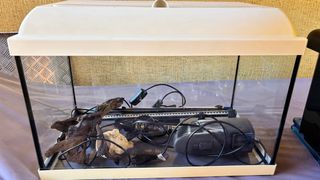 Acuario 40 litros con accesorios.