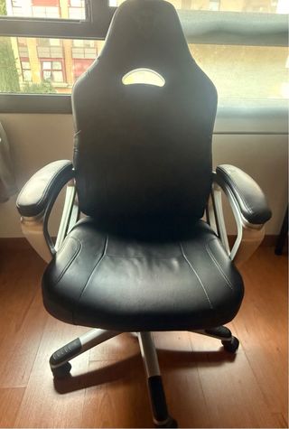 Sedia da Gaming Nera in Similpelle