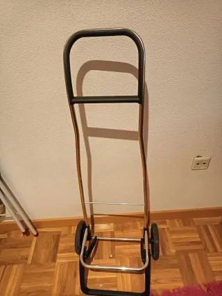 Carrito de compra Rolser rosa y negro