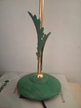 Lámpara de mesa Vintage estilo Hollywood Regency.