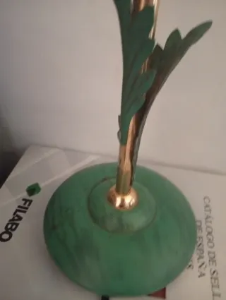 Lámpara de mesa Vintage estilo Hollywood Regency.