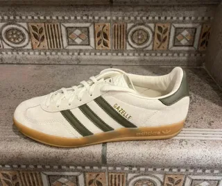 Adidas Gazelle Indoor Beige/Verde