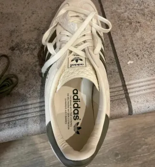 Adidas Gazelle Indoor Beige/Verde