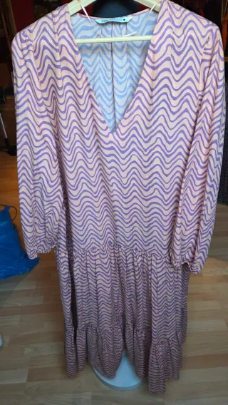 Vestido Zara estampado ondas