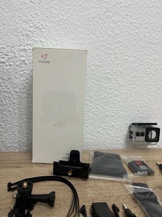 Cámara de Acción VicTure 4K Negra