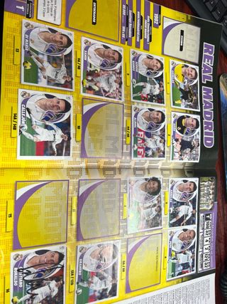 Álbum cromos Liga este autógrafo cristiano Ronaldo