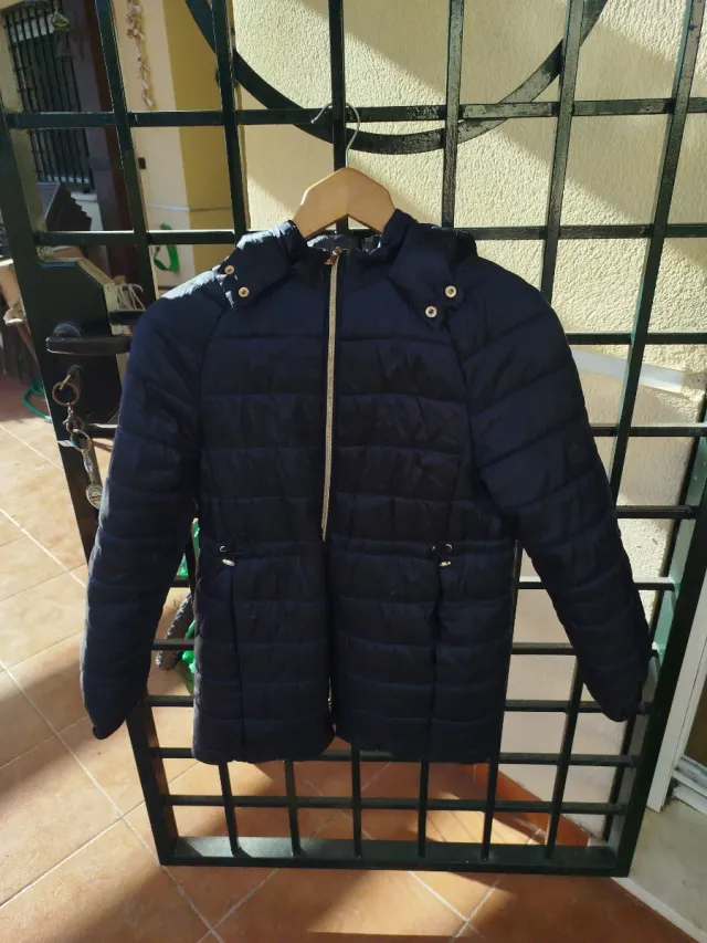 Abrigo Mayoral niña azul marino talla 12