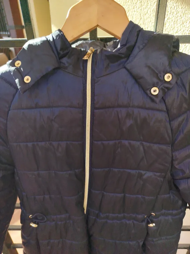 Abrigo Mayoral niña azul marino talla 12