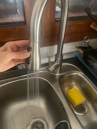 Grifo Cocina Extraíble Plateado