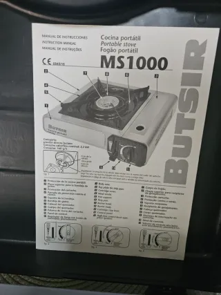 Cocina portátil Butsir MS1000 a gas