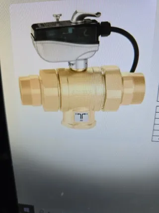 CALEFFI Válvula Motorizada 3 Vías 638L PN16