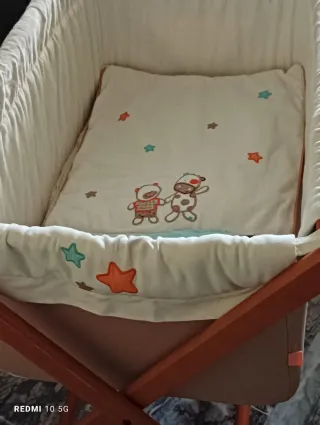 Minicuna con colchón
