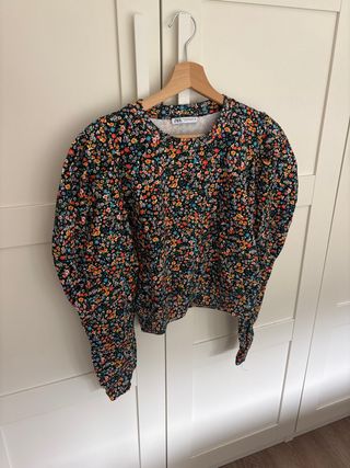 Jersey Zara estampado floral